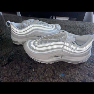 Nike Air Max 97 Triple White (size 9 men/ women’s 11)